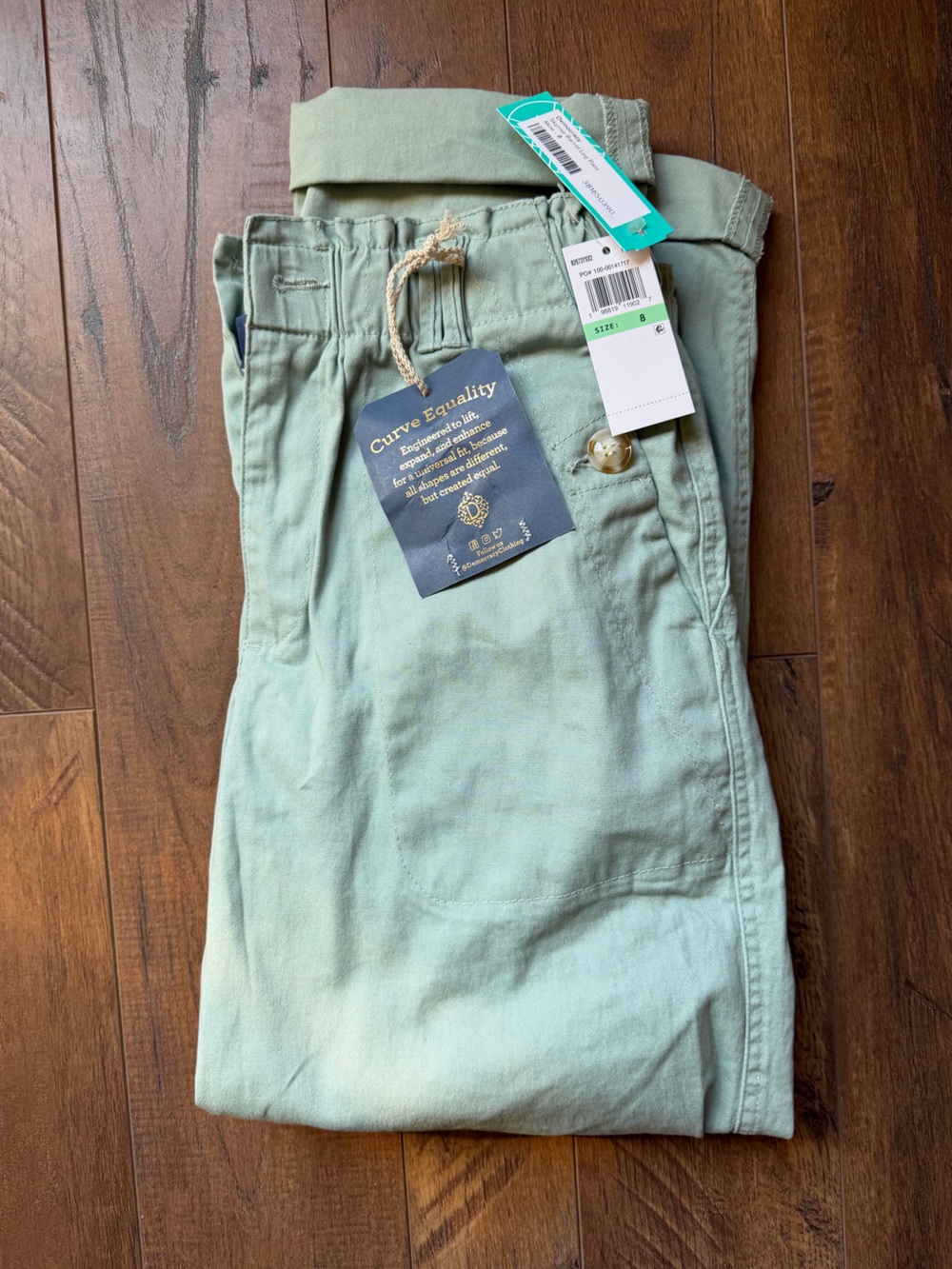 Cutter & Buck Women’s Mint Green Relaxed Jeans